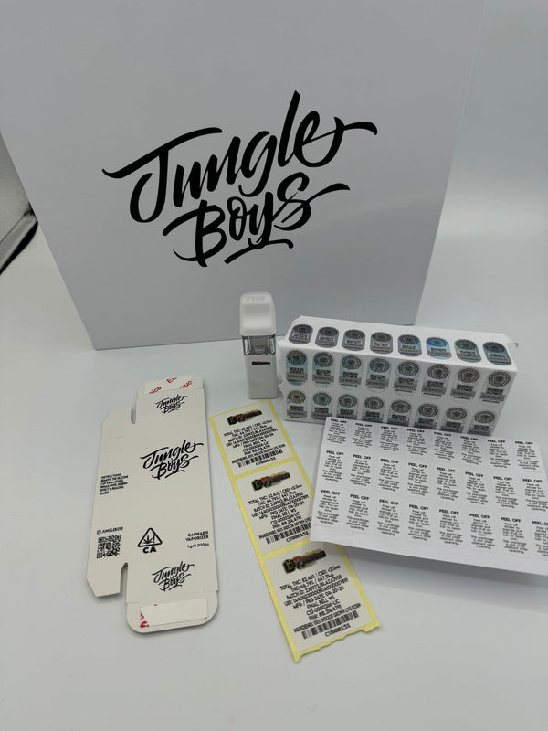 Jungle Boys V4 (White) Disposable Vape Pen THC CBD 1ml (empty)