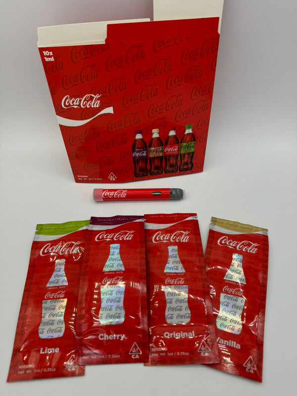 Coca Cola Exclusive Disposable Vape Pen THC CBD 1ml (empty)