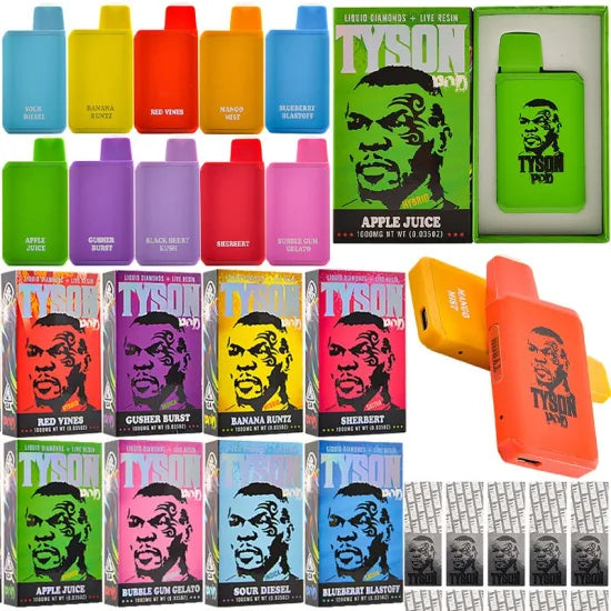 Tyson Pod V2 Disposable Vape Pen THC CBD 1ml (empty)