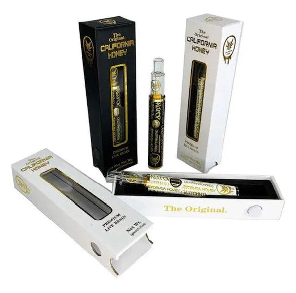 California Honey Glass Live Rosin Disposable Vape Pen THC CBD 1ml (empty)